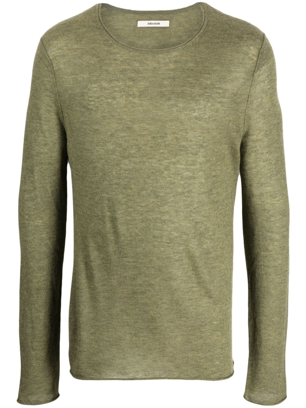 Zadig&Voltaire Teiss 圆领羊绒毛衣 - 绿色
