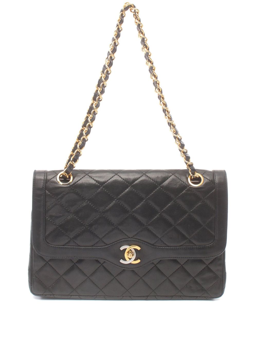 CHANEL Pre-Owned Classic Flap 单肩包（1986-1988年典藏款） - 黑色