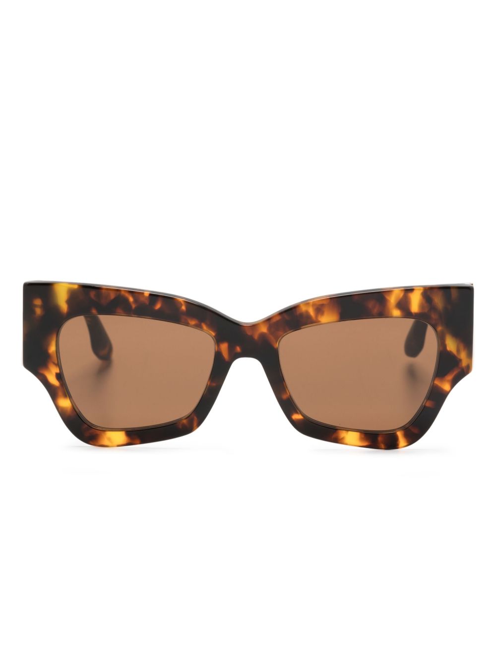 Victoria Beckham Eyewear 方框太阳眼镜 - 褐色