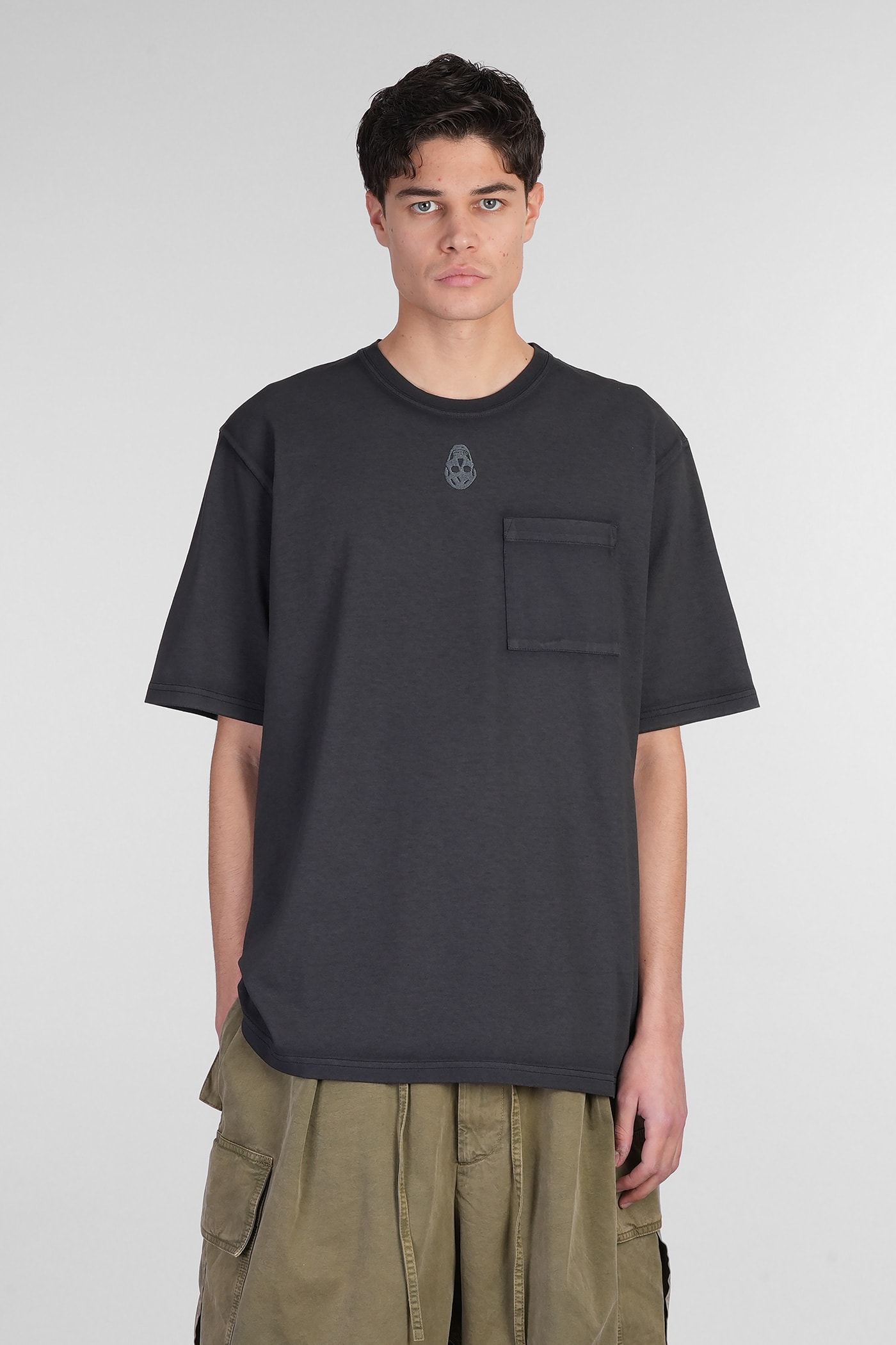 Alexander McQueen Skull Embroidered Crewneck T-shirt