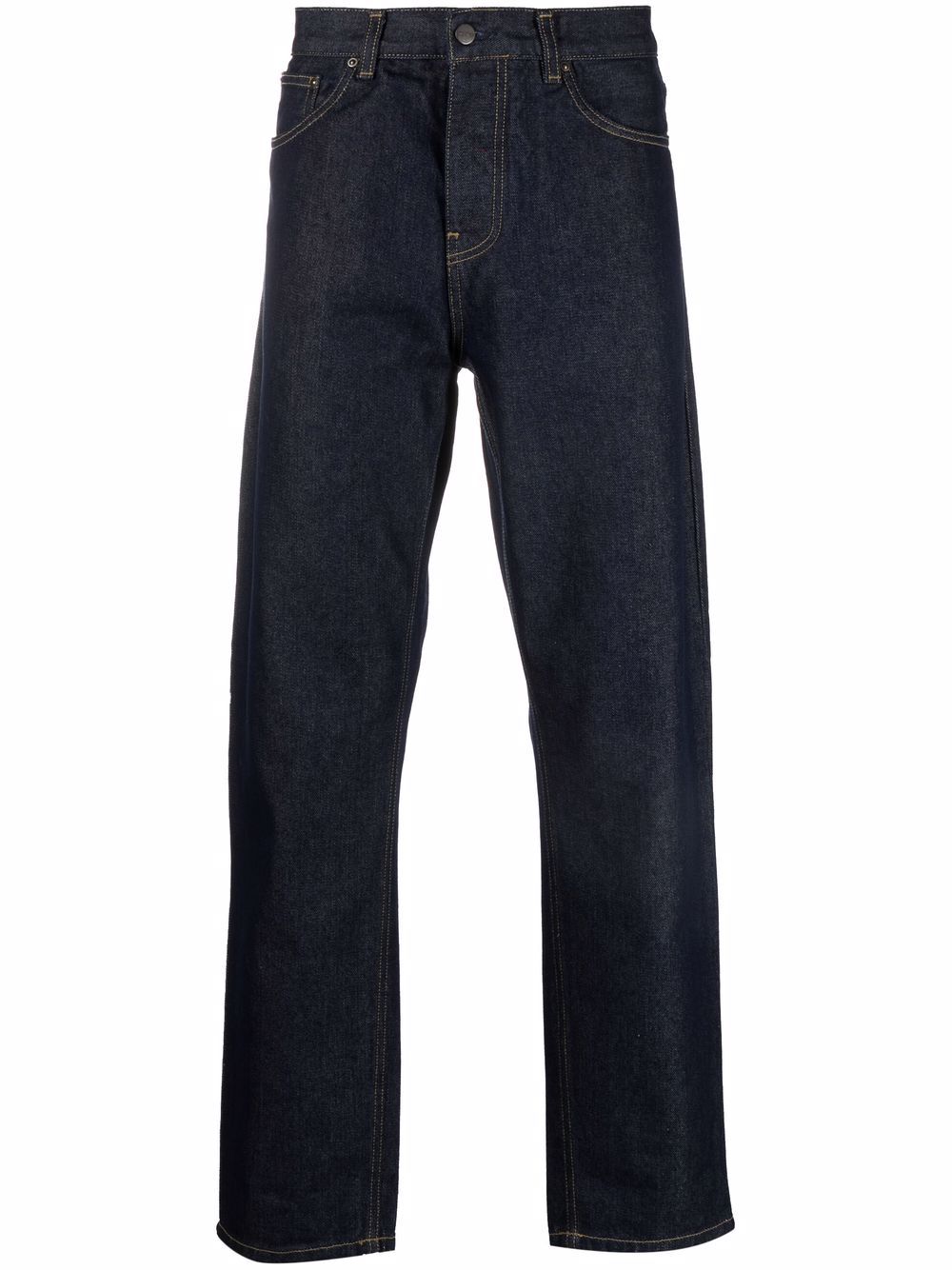 Carhartt WIP 中腰直筒牛仔裤 - 蓝色