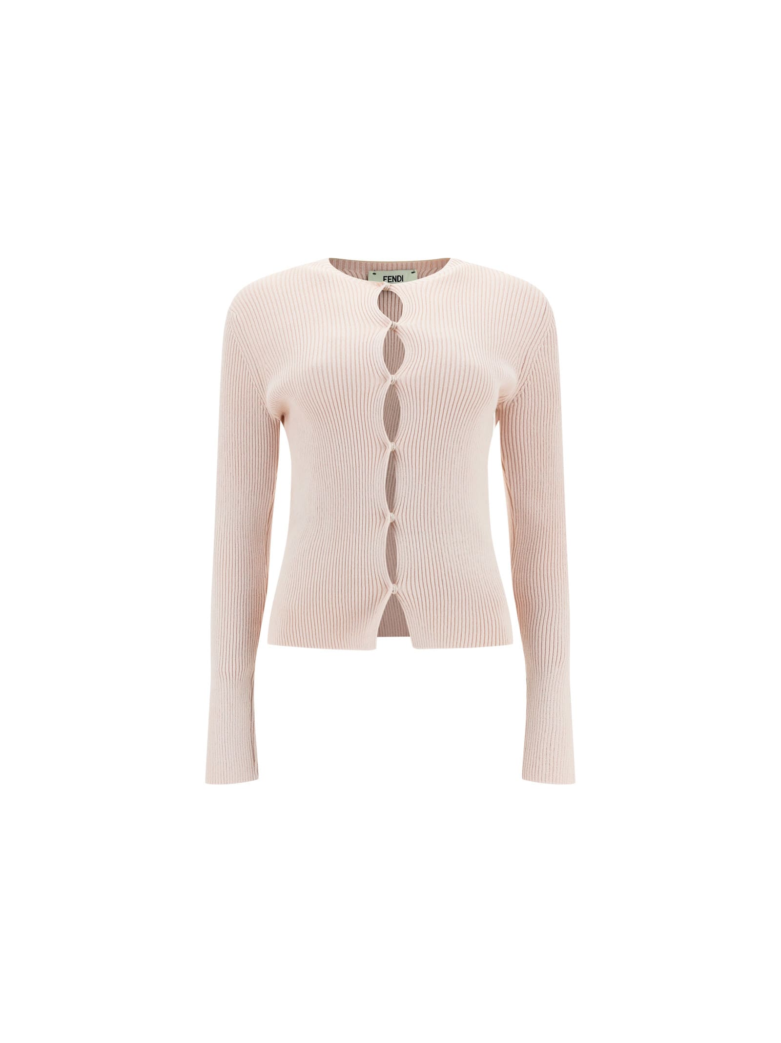 Fendi Cut Out Cardigan