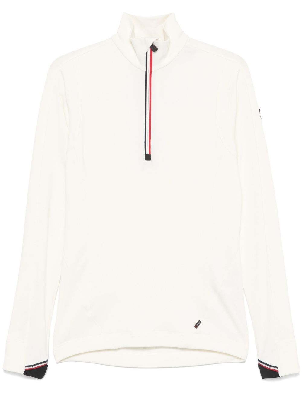 Moncler Grenoble 拉链领运动上衣 - 白色