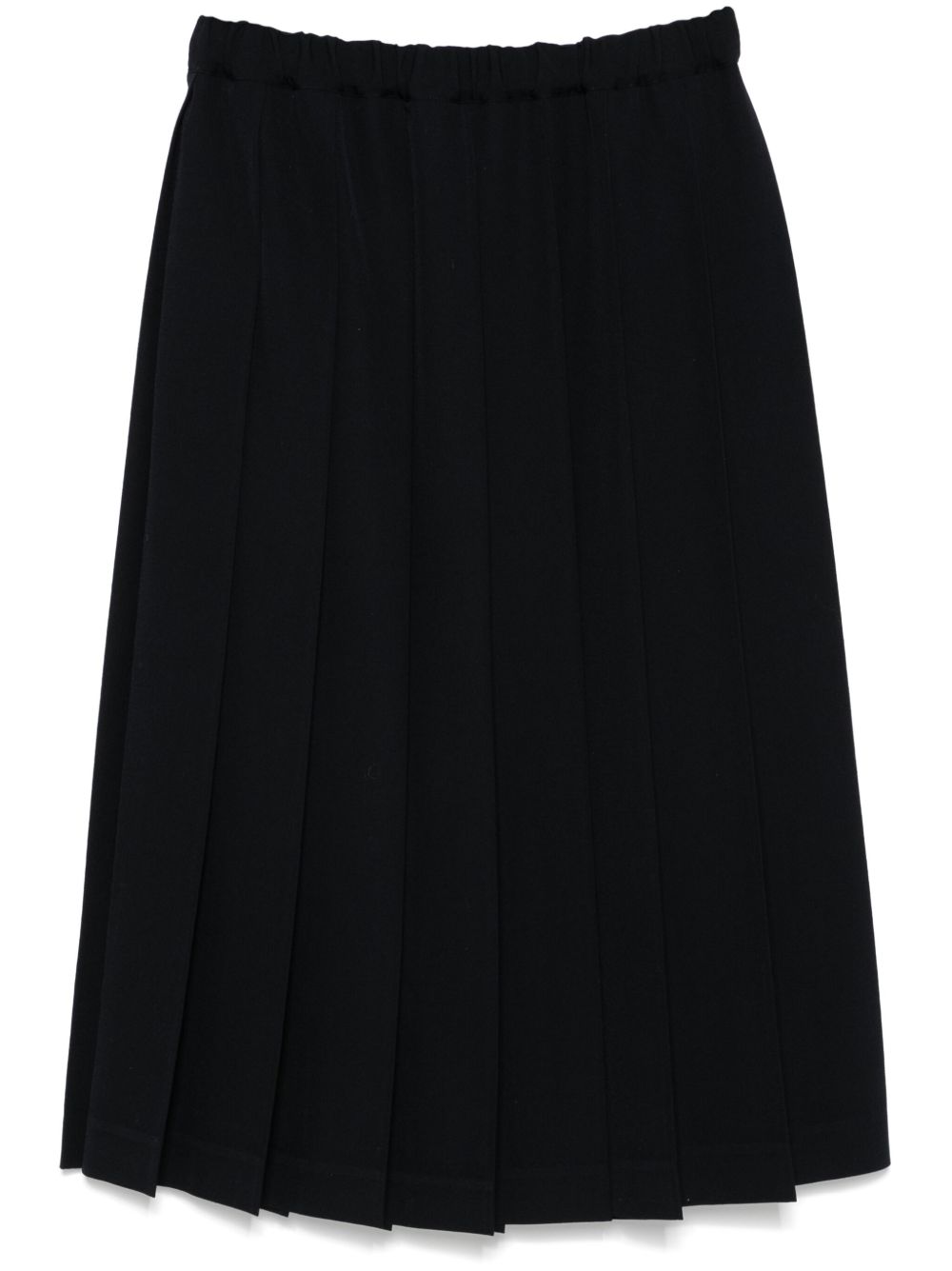 Comme Des Garçons Comme Des Garçons 褶饰中长半身裙 - 蓝色