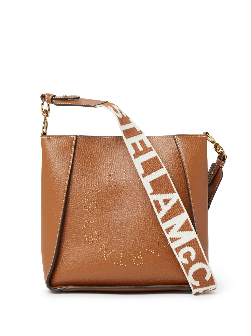 Stella McCartney Stella Logo 单肩包 - 褐色
