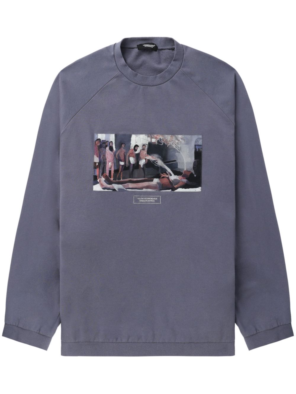 Undercover 绘画效果棉卫衣 - 灰色