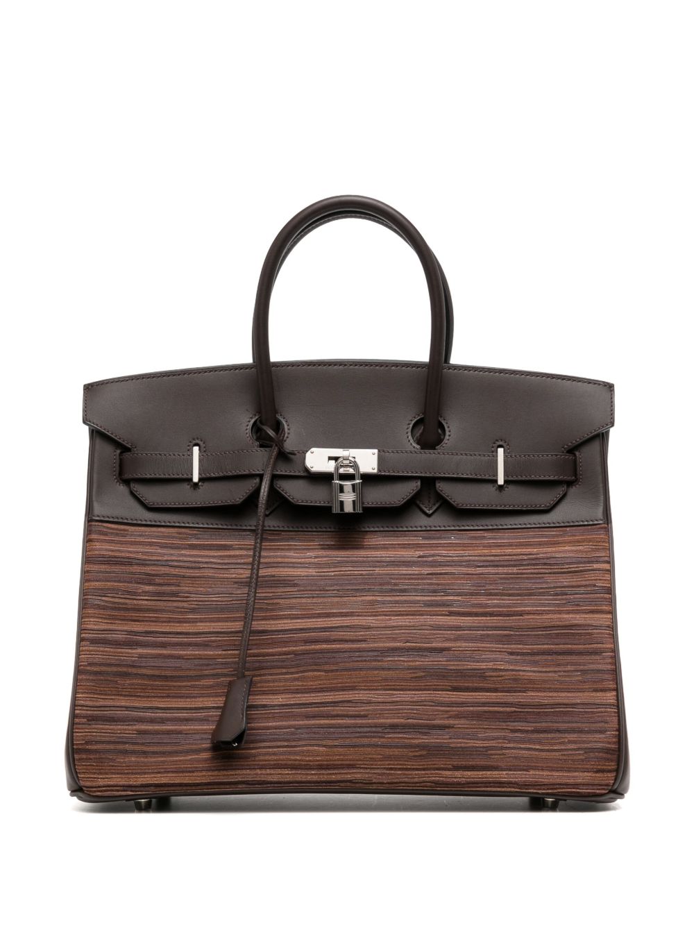 Hermès Pre-Owned Birkin 35 Vibrato 手提包（2005年典藏款） - 褐色