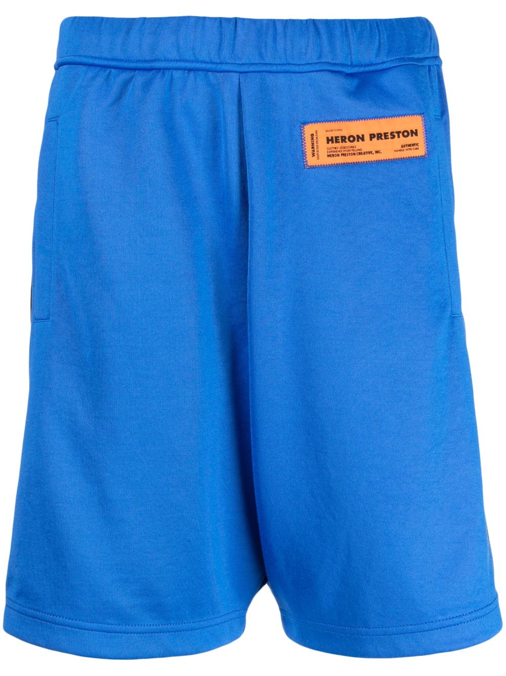 Heron Preston 标贴运动短裤 - 蓝色