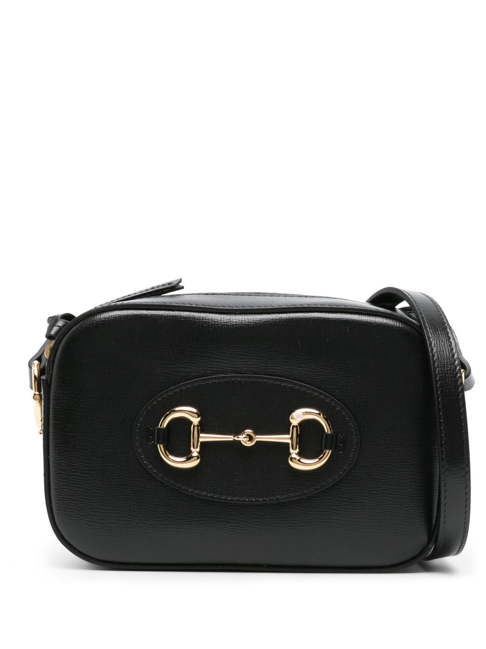 Gucci Horsebit 1955 系列小号单肩包 - 黑色