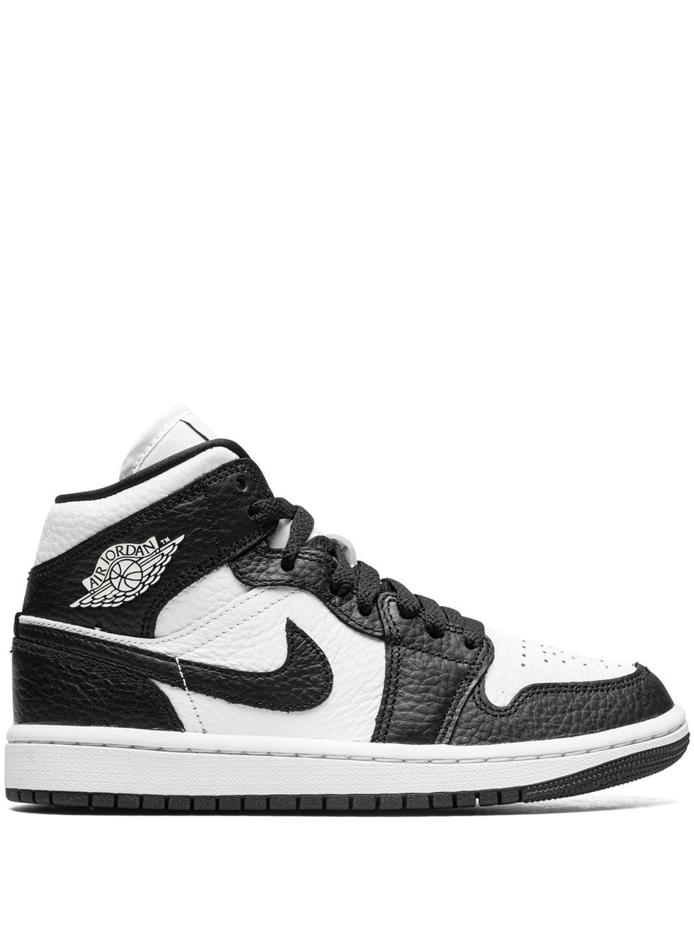 Jordan Air Jordan 1 Mid SE Split Black White 运动鞋 - 白色
