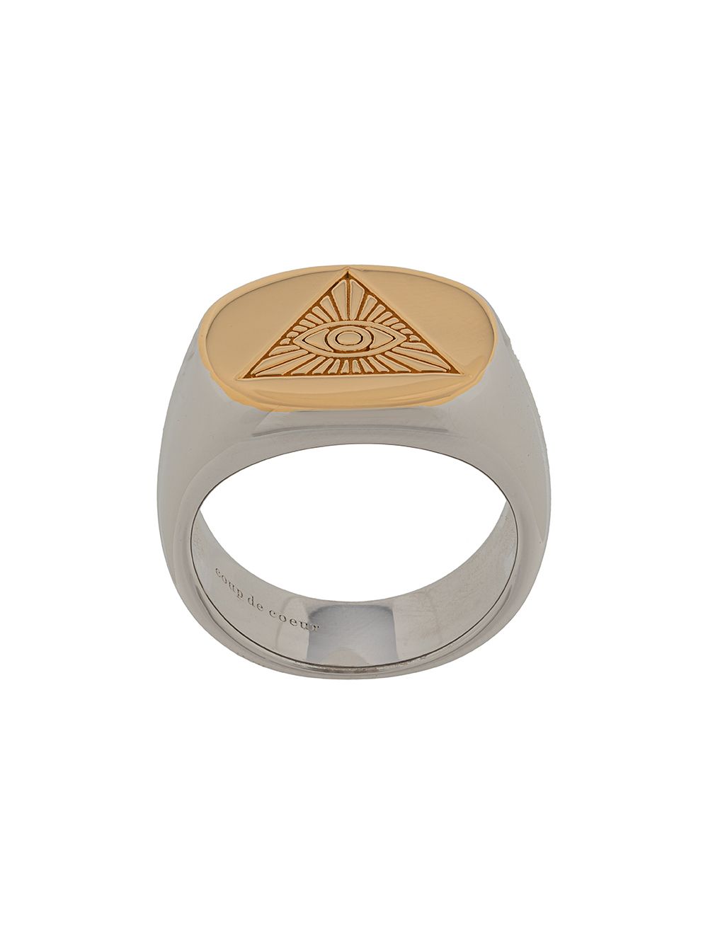 Coup De Coeur All See Eye 戒指 - 银色