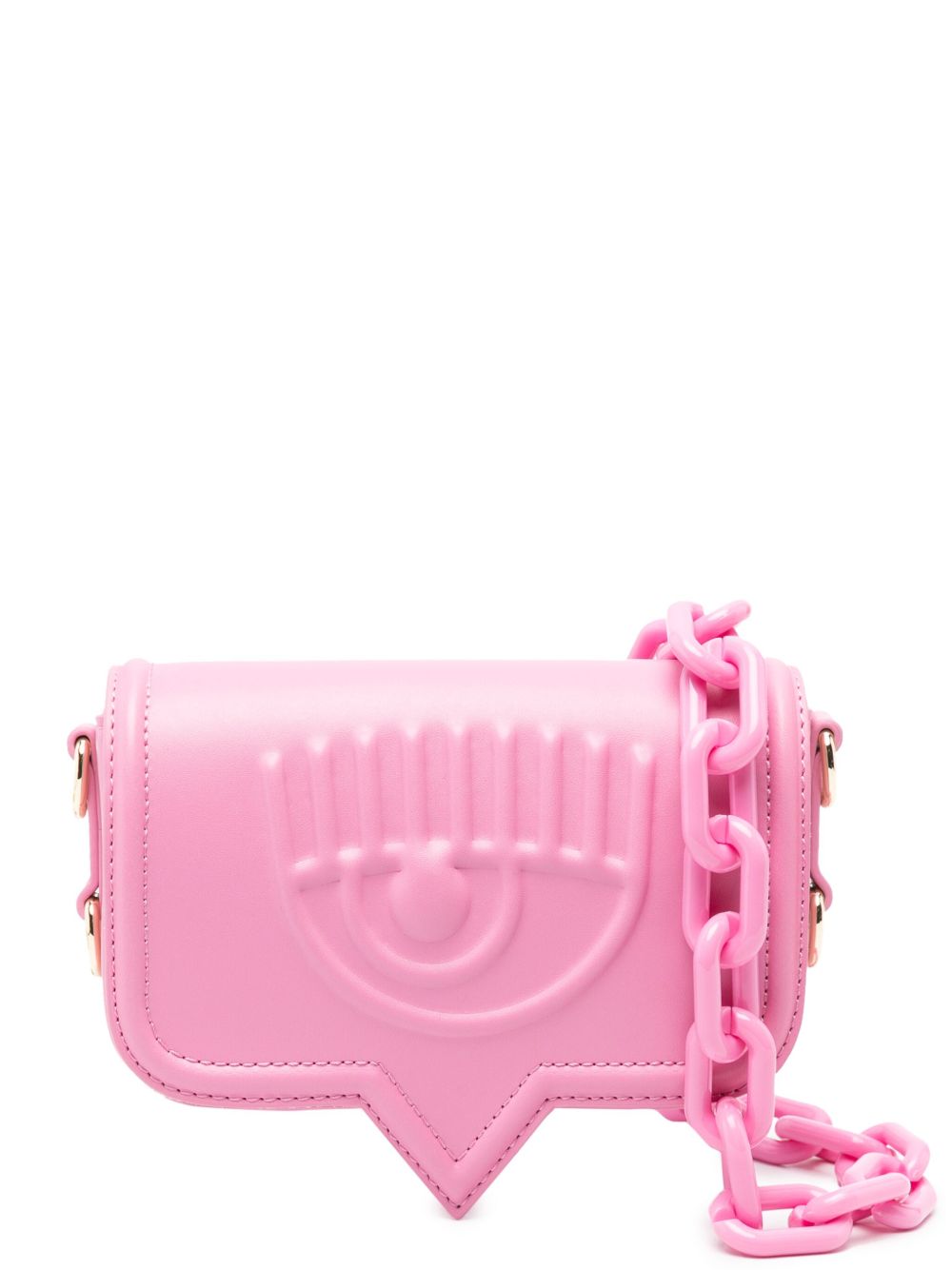 Chiara Ferragni Eyelike 小号斜挎包 - 粉色