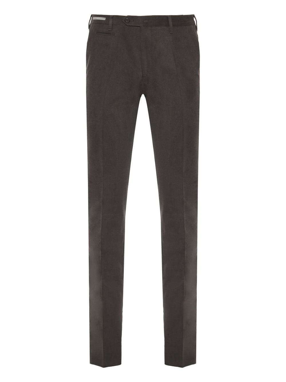 Corneliani 拉链口袋长裤 - 褐色