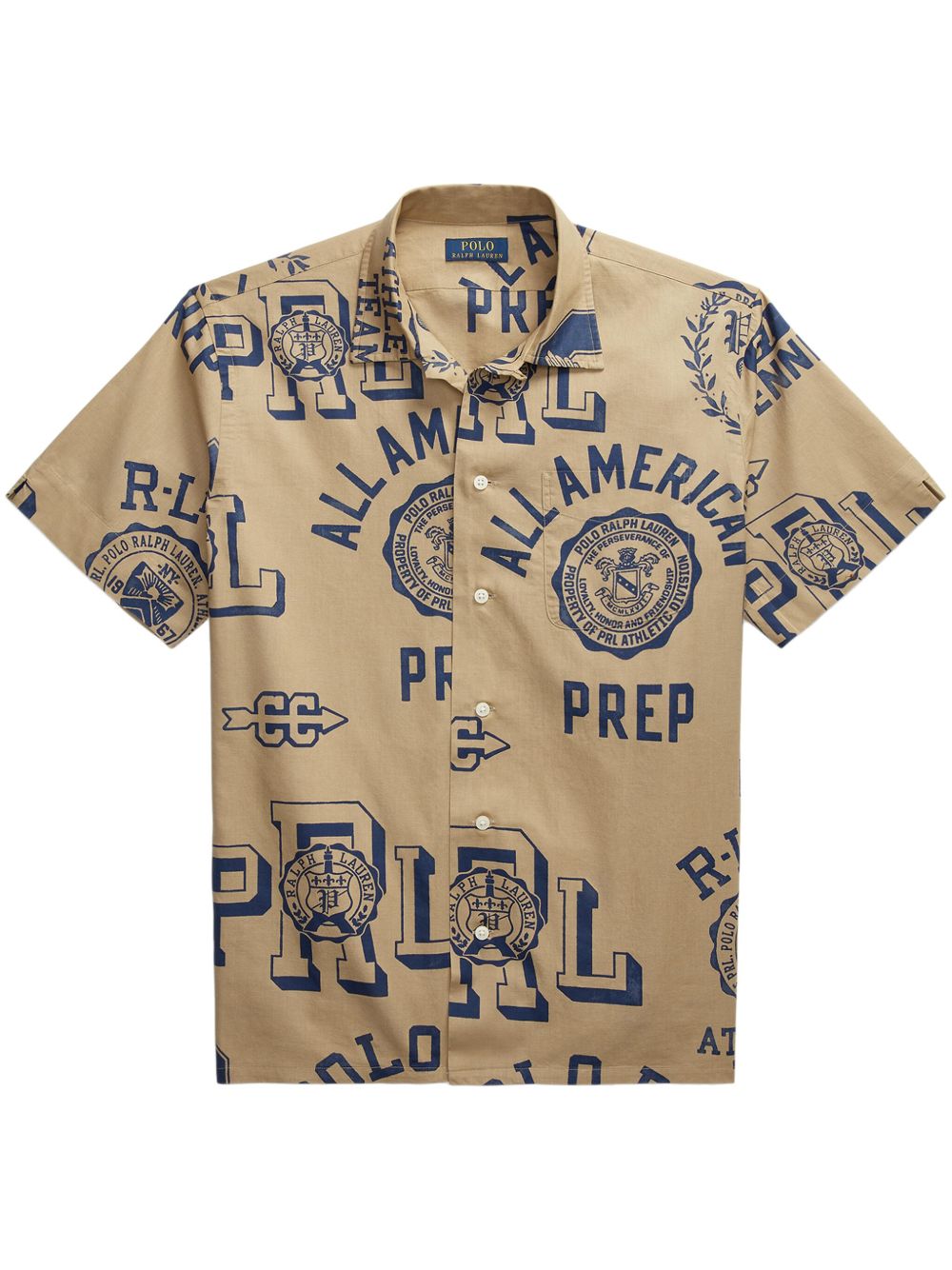 Polo Ralph Lauren 图案印花衬衫 - 中性色