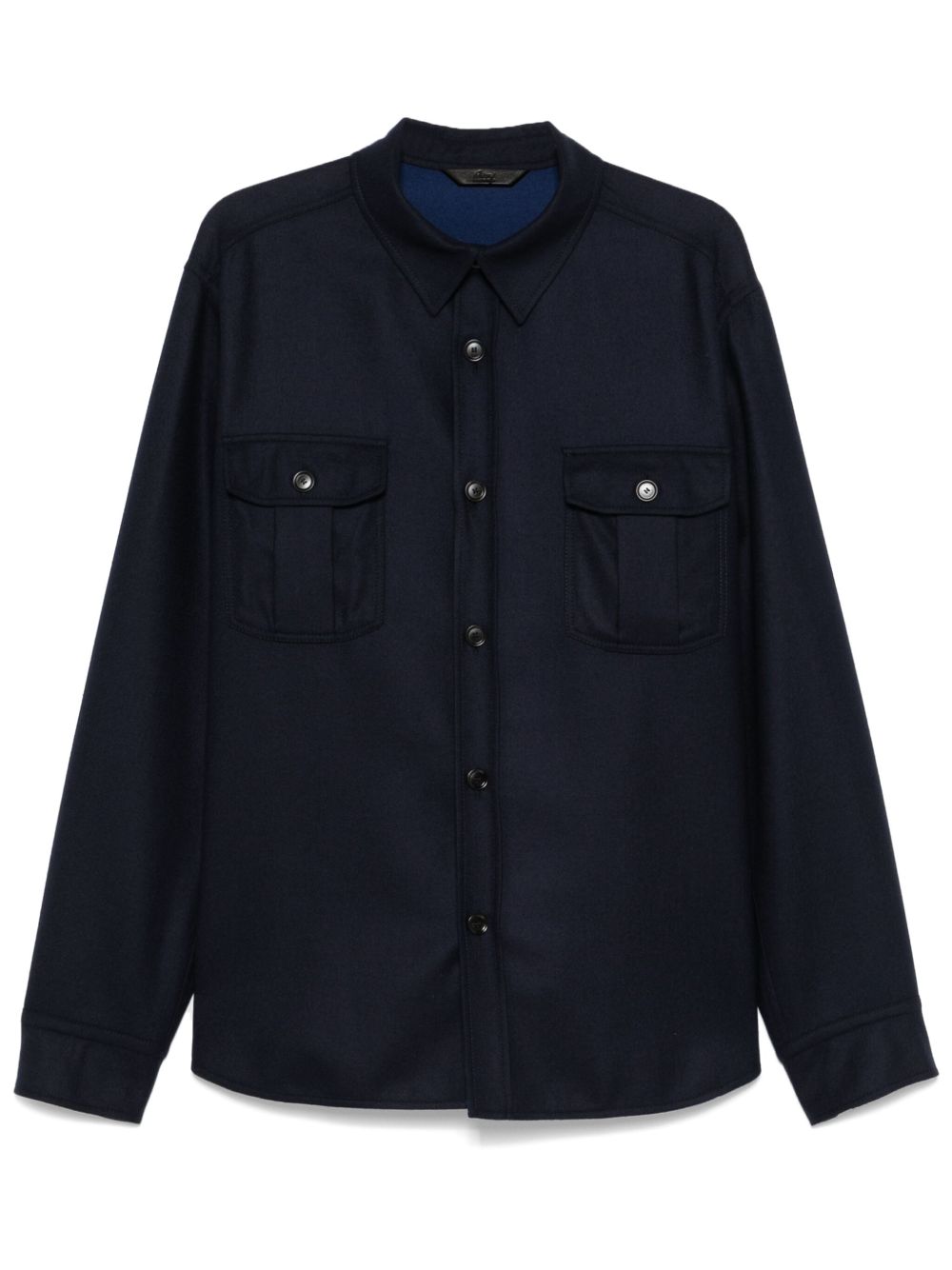 Brioni Vagabond 衬衫 - 蓝色