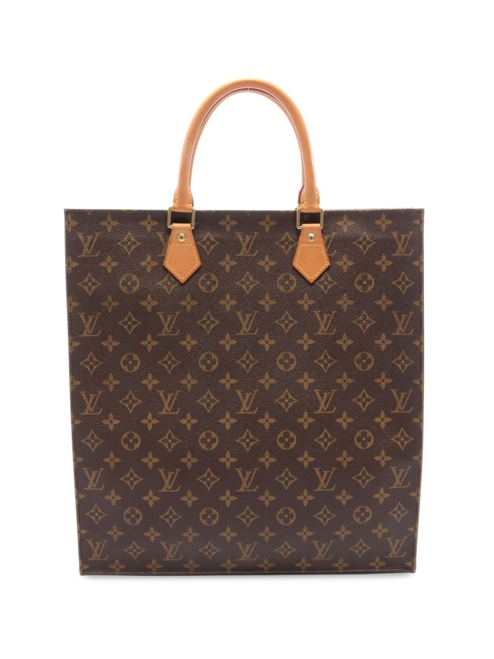 Louis Vuitton Pre-Owned Sac Plat 手提包（2002年典藏款） - 褐色