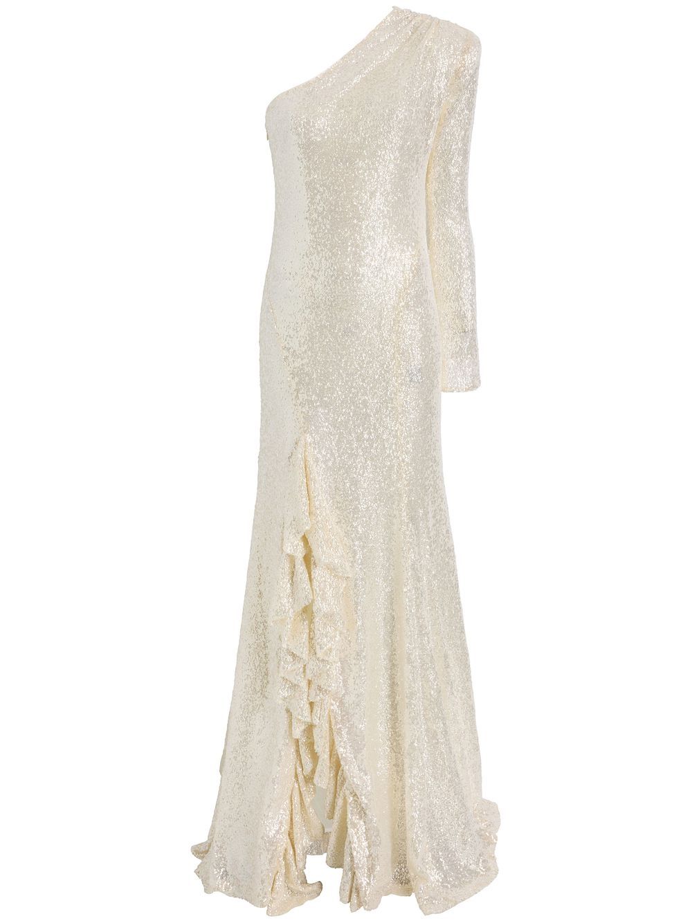 Cinq A Sept Angeline Gown 亮片长款连衣裙 - 白色