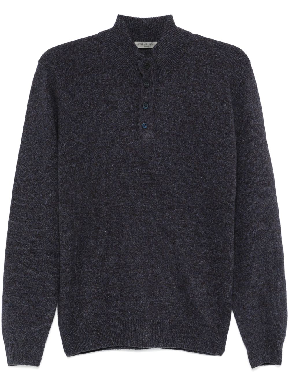 Corneliani 混色毛衣 - 蓝色