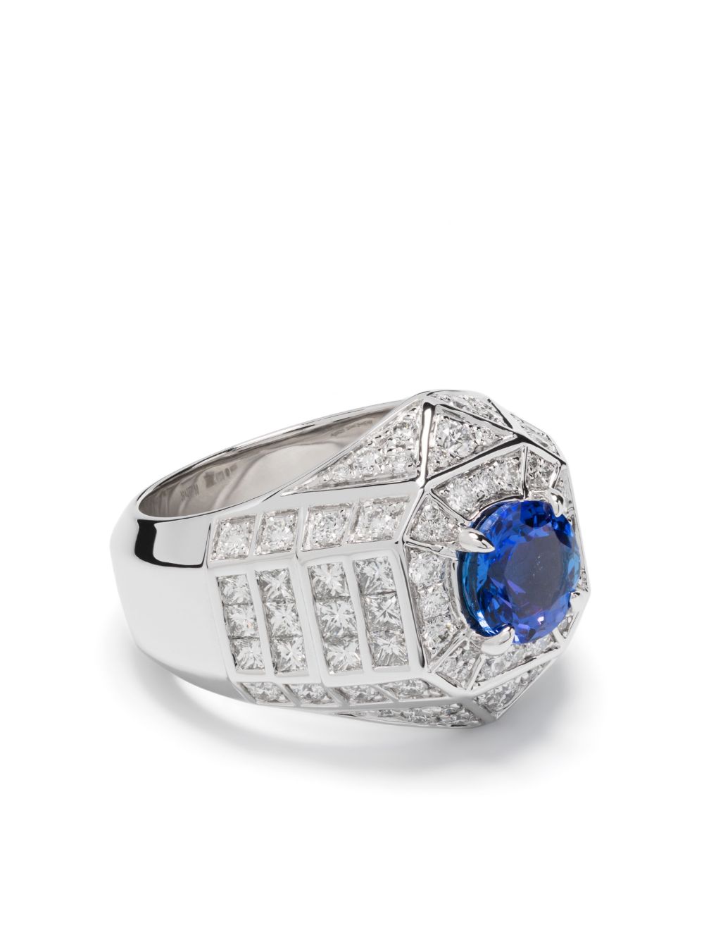 STATEMENT PARIS Meaningful Beauties #5 纯银钻石鸡尾酒戒指 - 银色