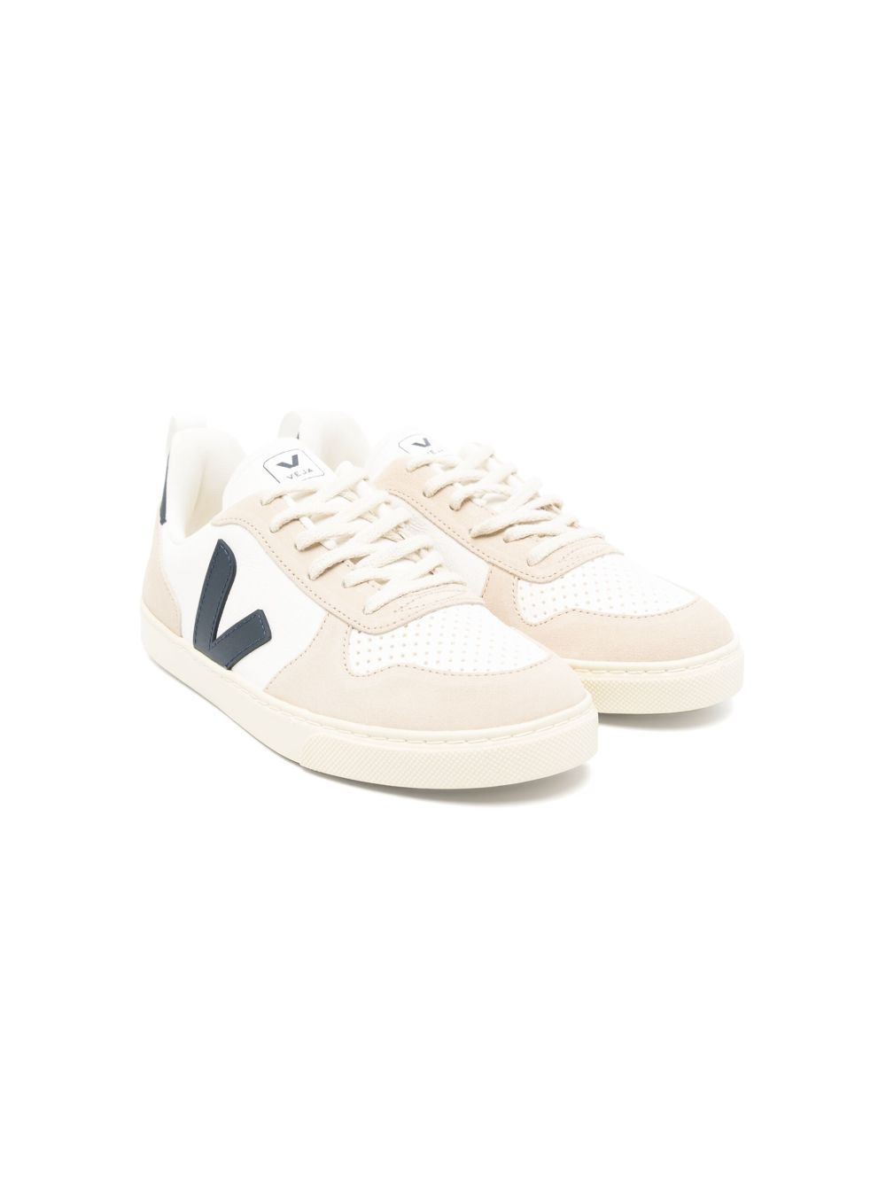 VEJA Kids V-10 低帮运动鞋 - 白色