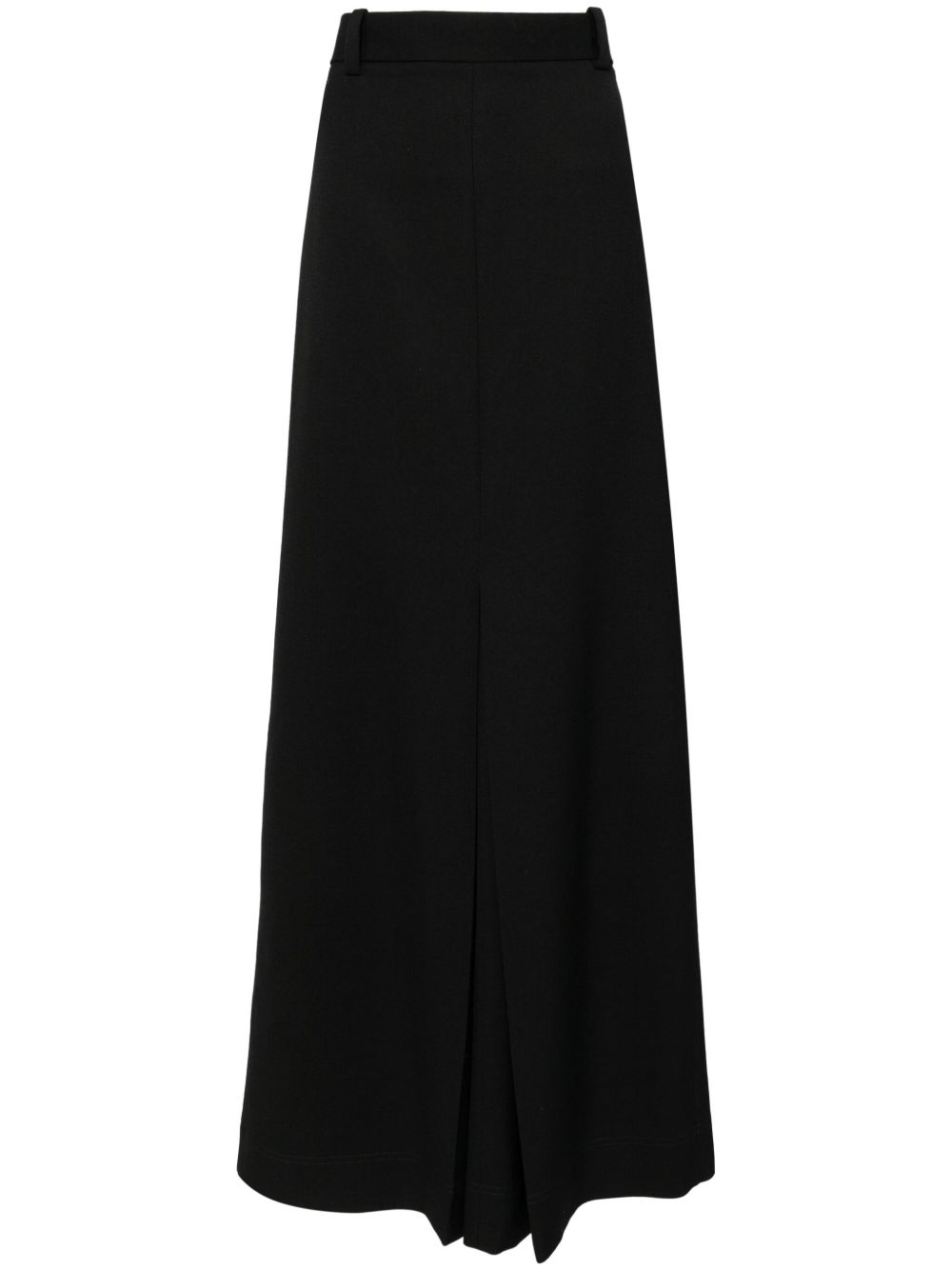 Victoria Beckham 工字褶超长半身裙 - 黑色