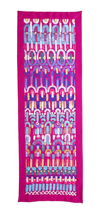 Le Botteghe su Gologone Tapestries Handpainted Colores 50x145 Cm