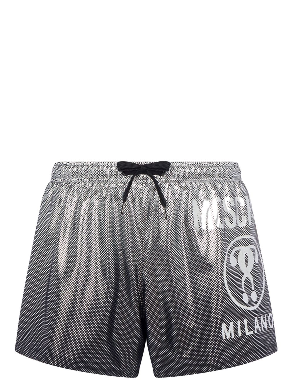 Moschino logo细节泳裤 - 灰色
