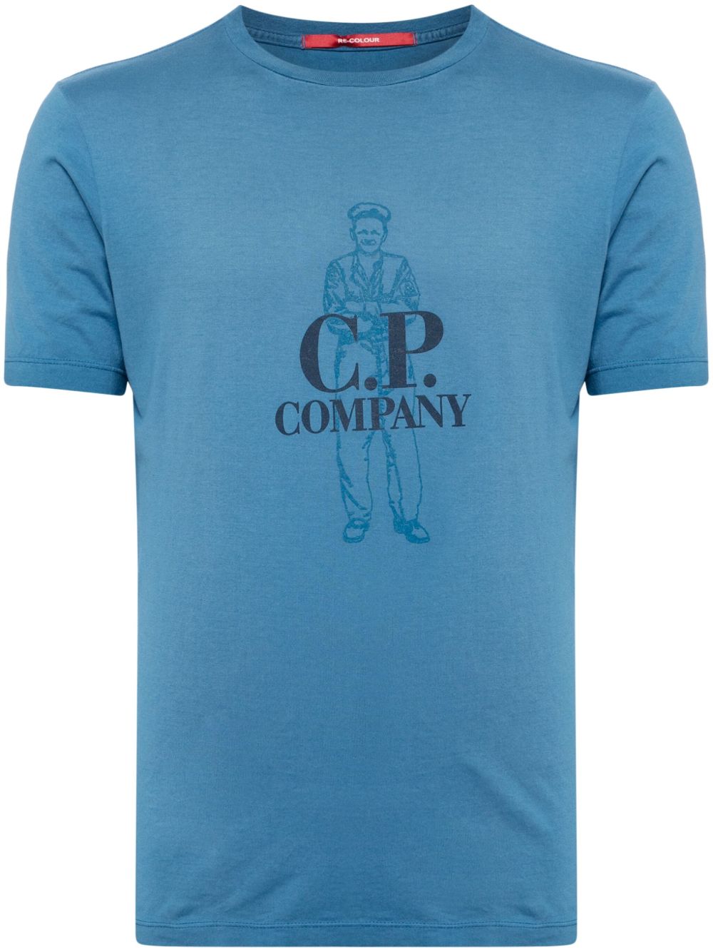 C.P. Company British Sailor 棉T恤 - 蓝色