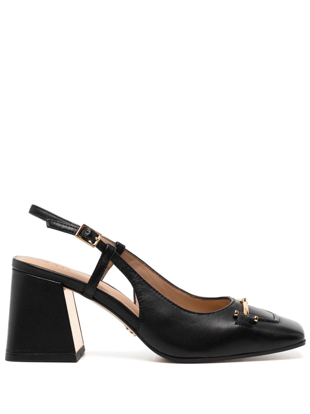Ted Baker Mia Icon 裹踝中跟鞋 - 黑色