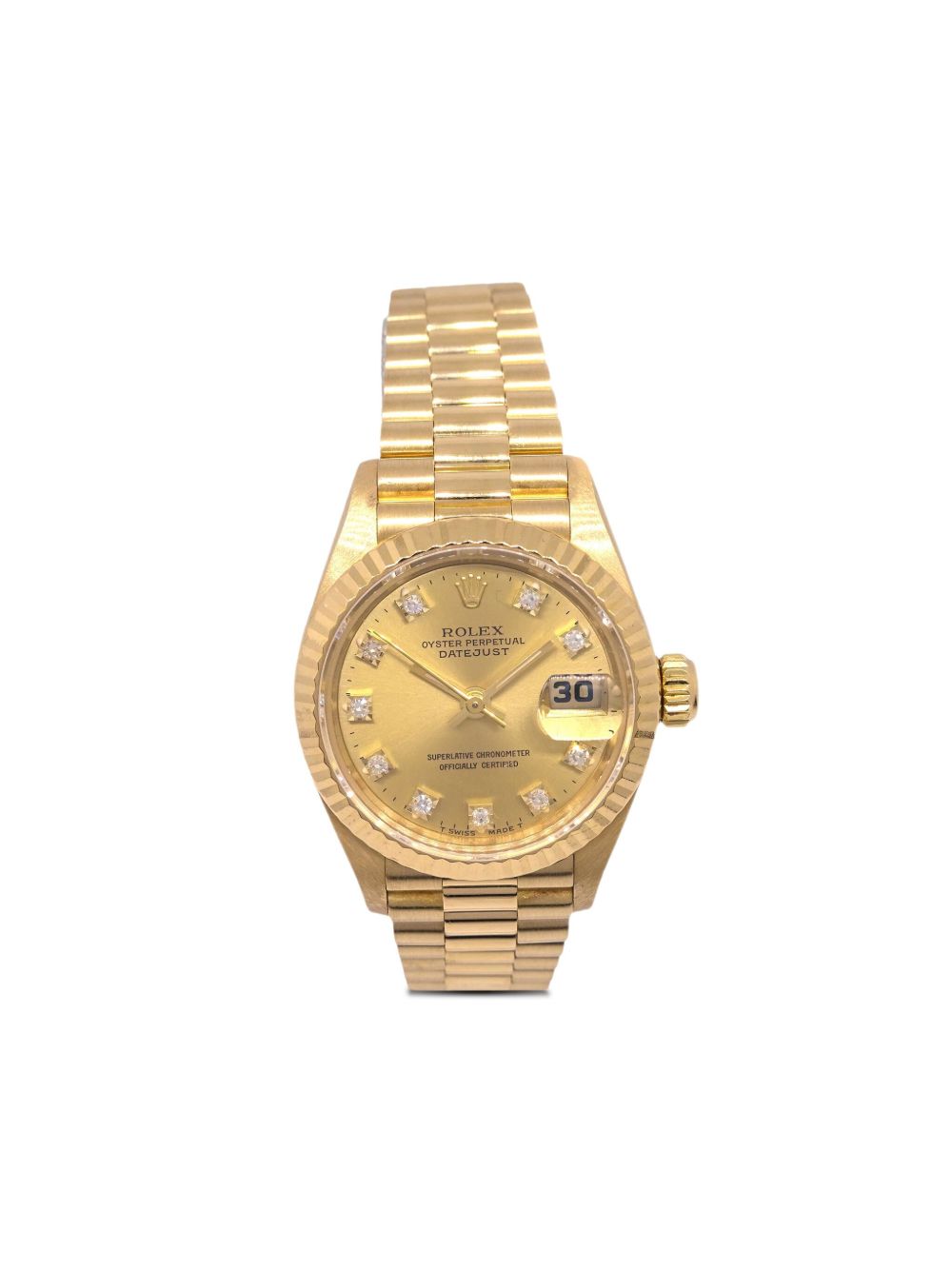 Rolex Oyster Perpetual Datejust 26毫米腕表（1993年典藏款） - 金色