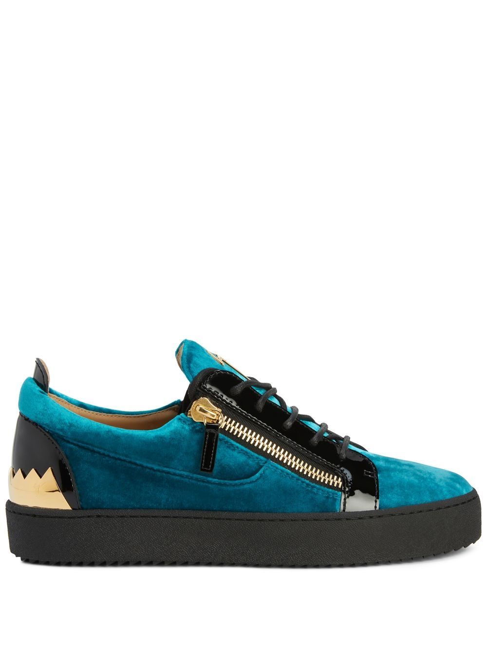 Giuseppe Zanotti Frankie Shark 低帮运动鞋 - 蓝色