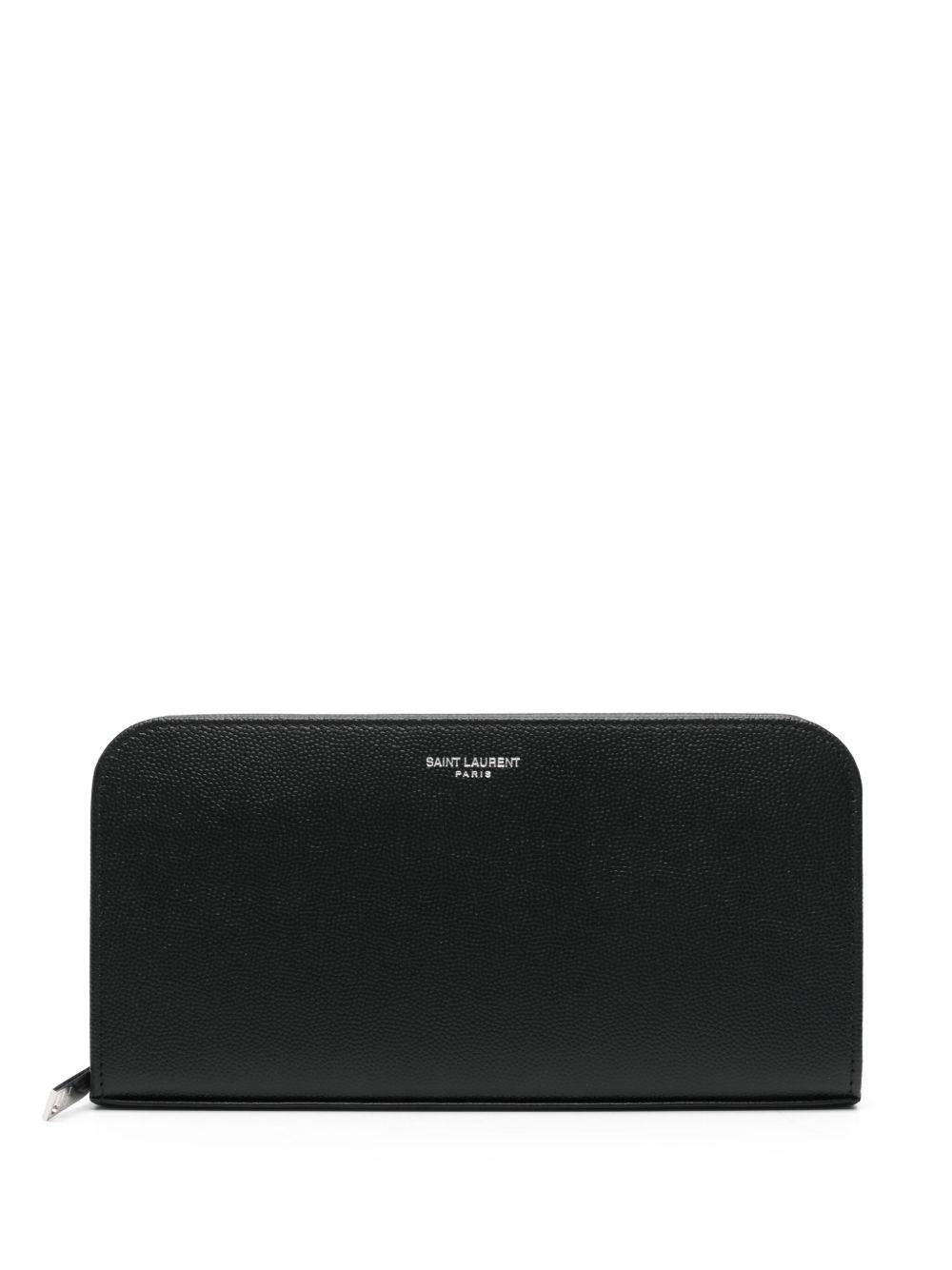 Saint Laurent logo标记钱包 - 黑色
