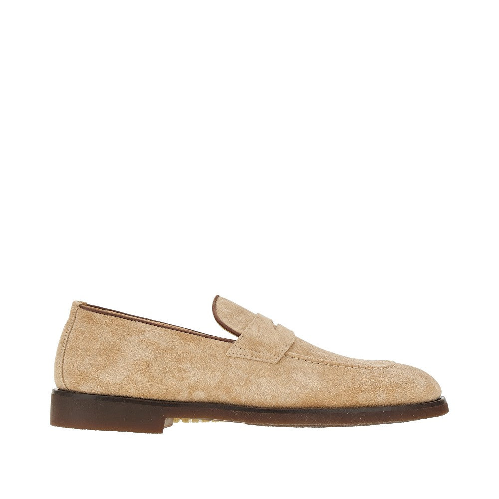 BRUNELLO CUCINELLI 男士麂皮乐福鞋