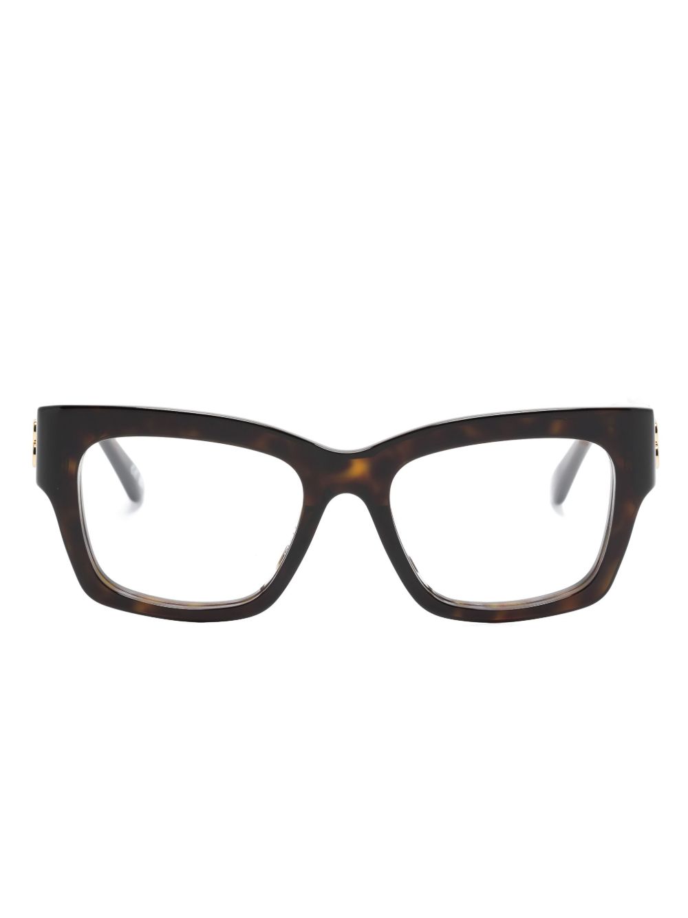 Balenciaga Eyewear 方框眼镜 - 褐色