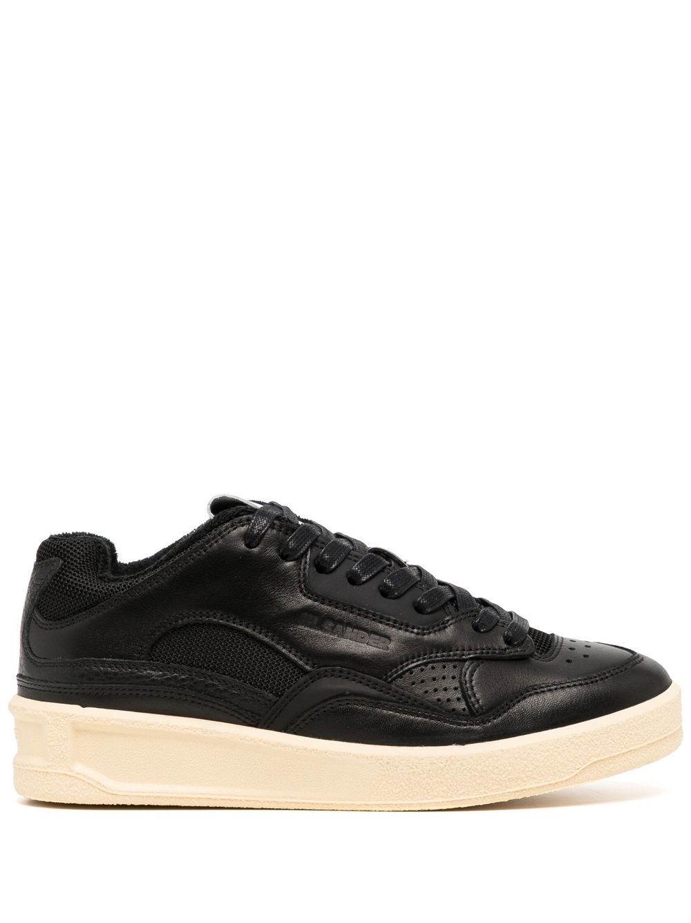 Jil Sander Basket 低帮运动鞋 - 黑色