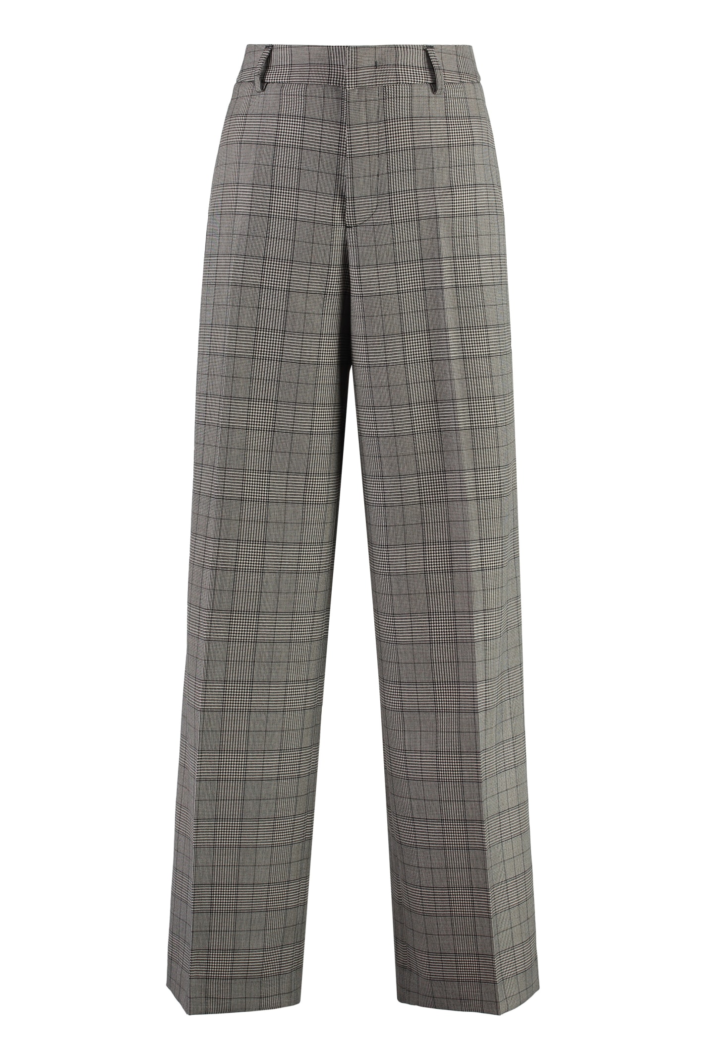 PT Torino Wool Wide-leg Trousers