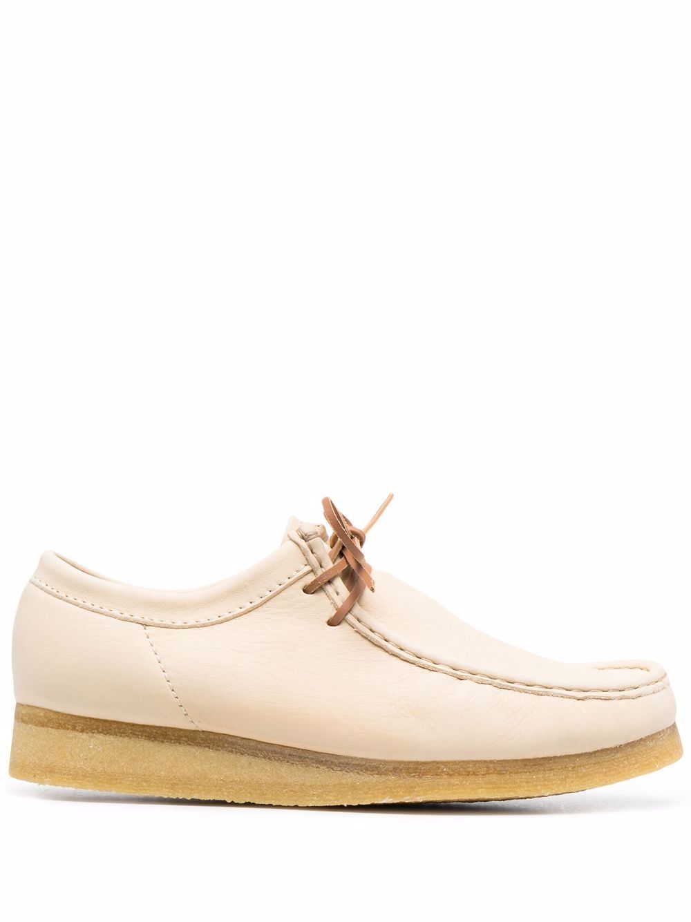 Clarks Originals Wallabee 皮质系带鞋 - 中性色