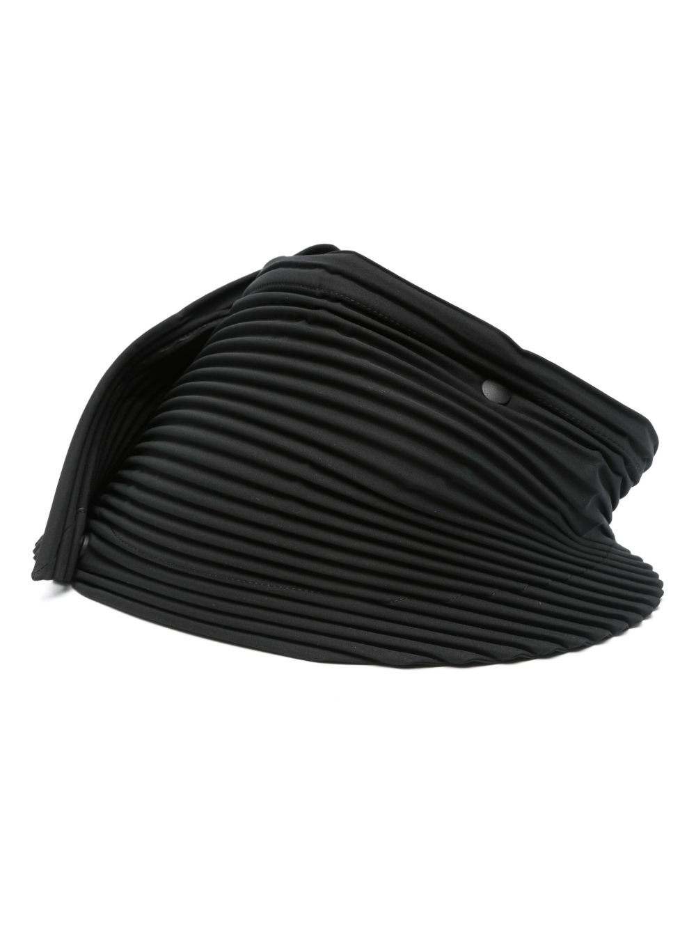 Homme Plissé Issey Miyake 细褶帽子 - 黑色