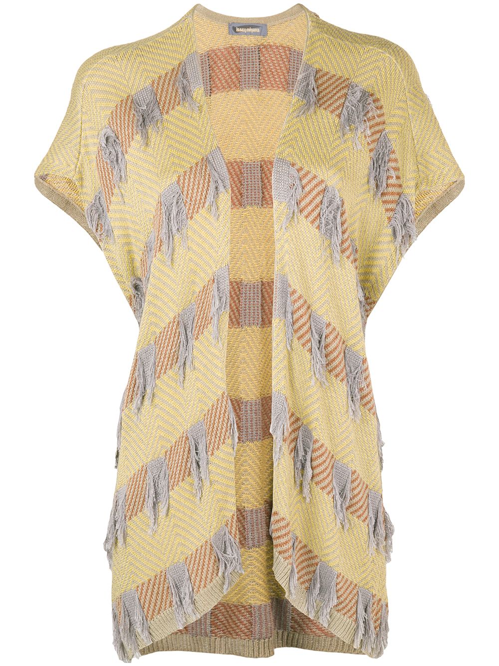 Issey Miyake Pre-Owned 古着无袖开衫 - 黄色