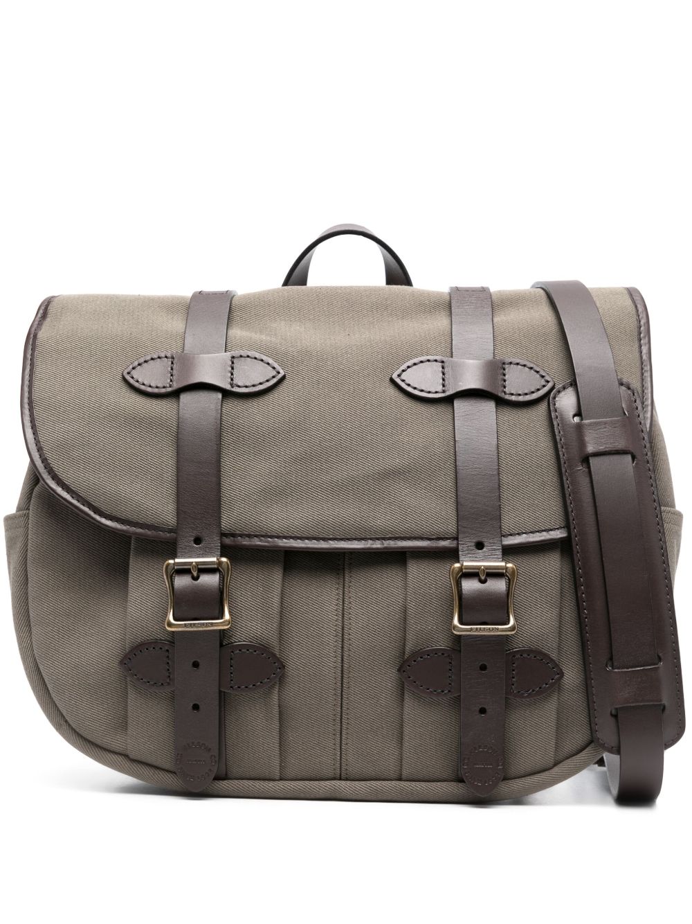 Filson 斜纹布单肩包 - 绿色