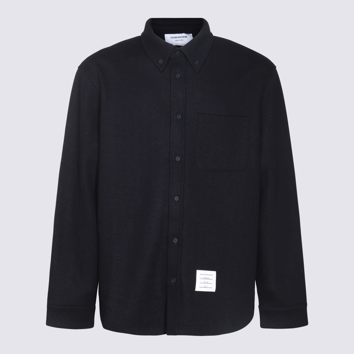 Thom Browne 藏青色棉质休闲夹克