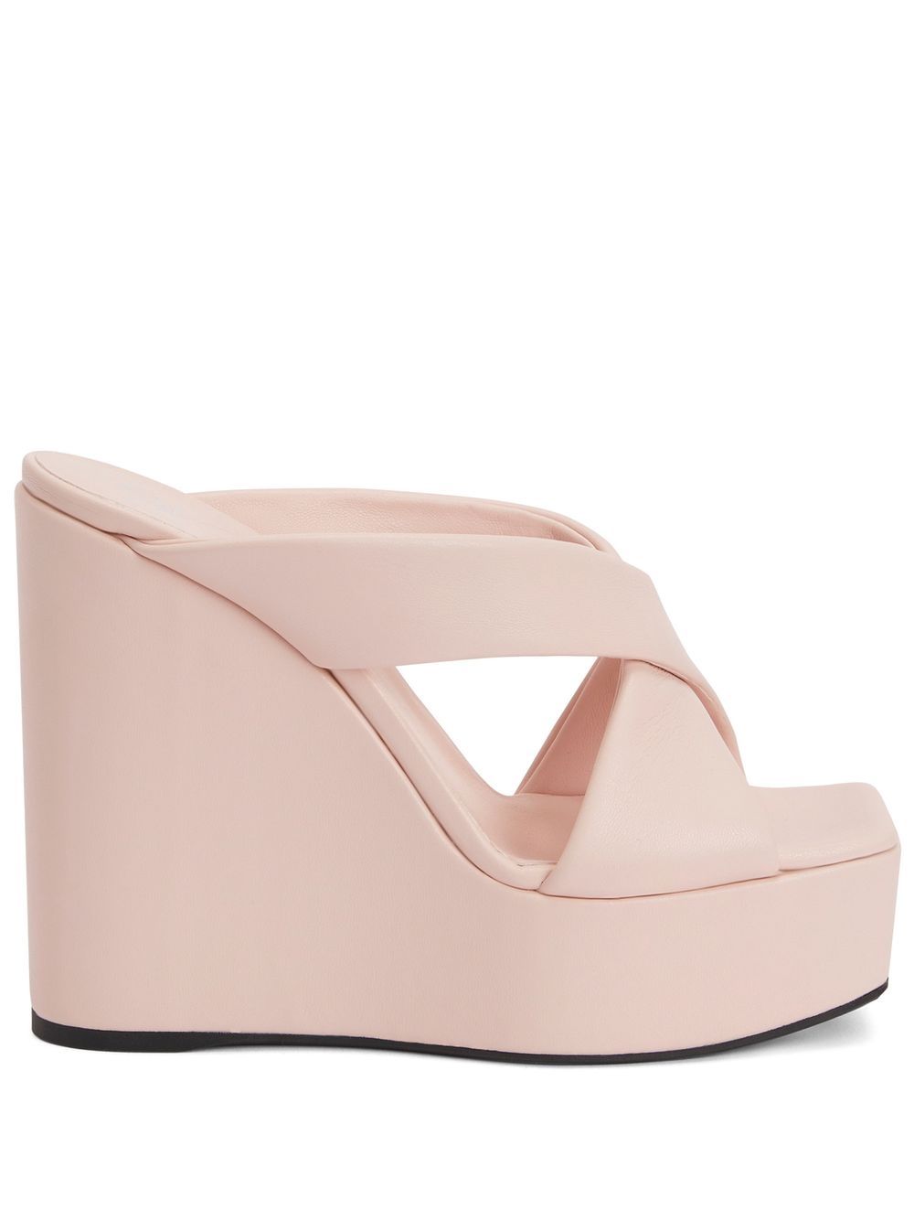 Giuseppe Zanotti Melissa 高跟交叉带穆勒鞋 - 粉色