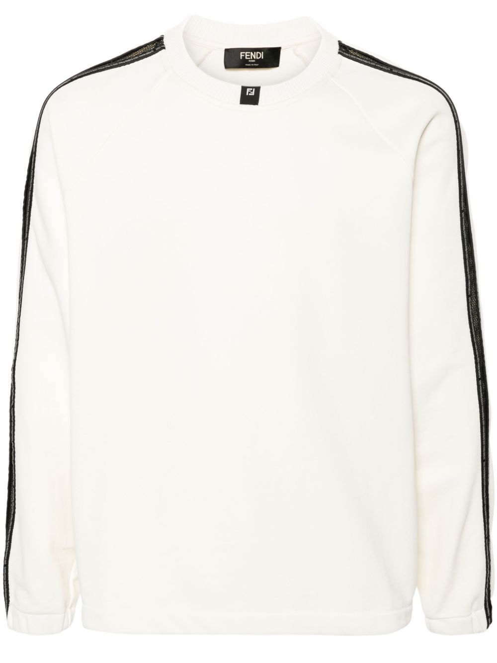 FENDI logo边饰卫衣 - 中性色