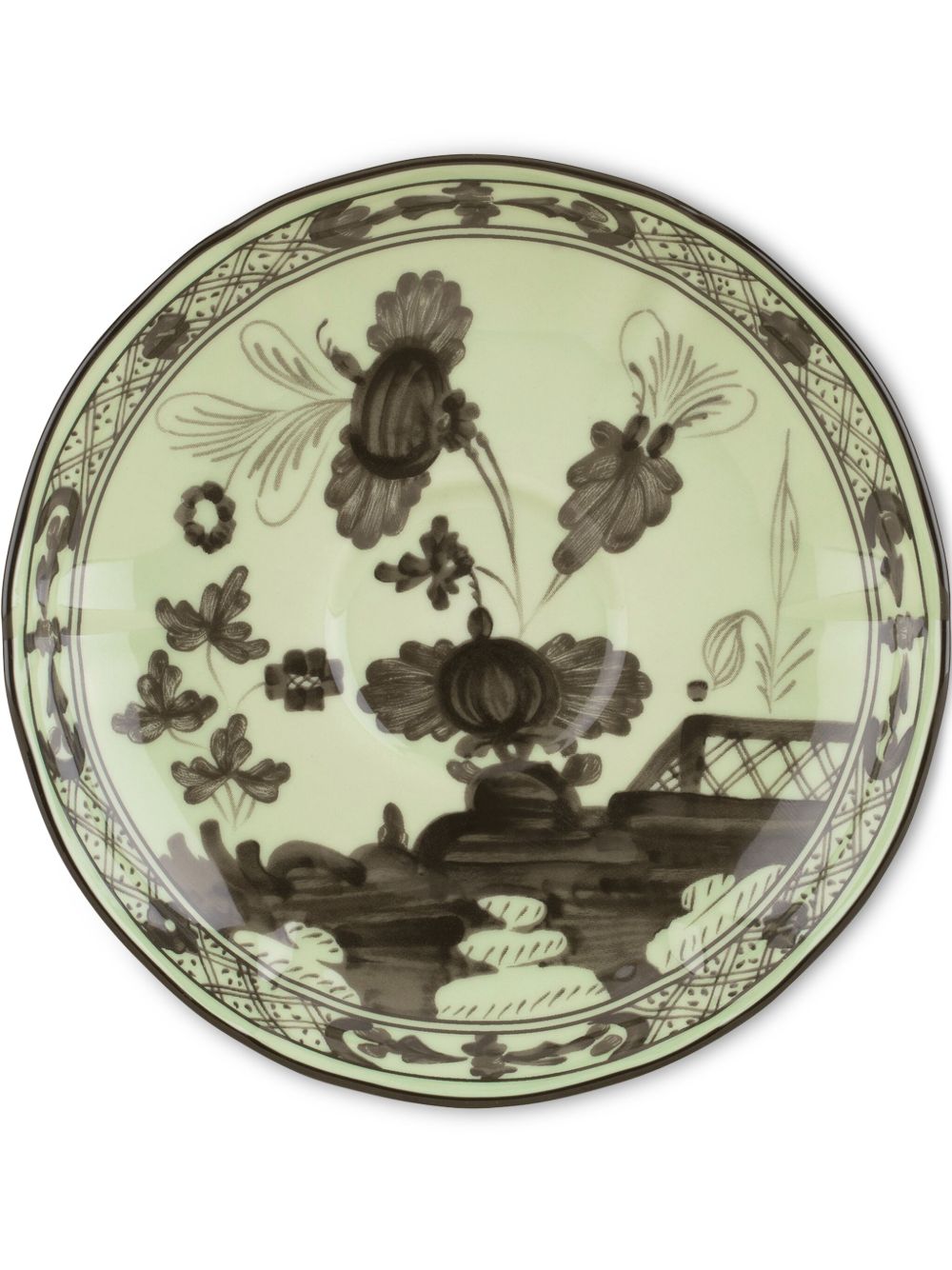 GINORI 1735 Oriente Italiano 咖啡碟（13.5厘米） - 绿色