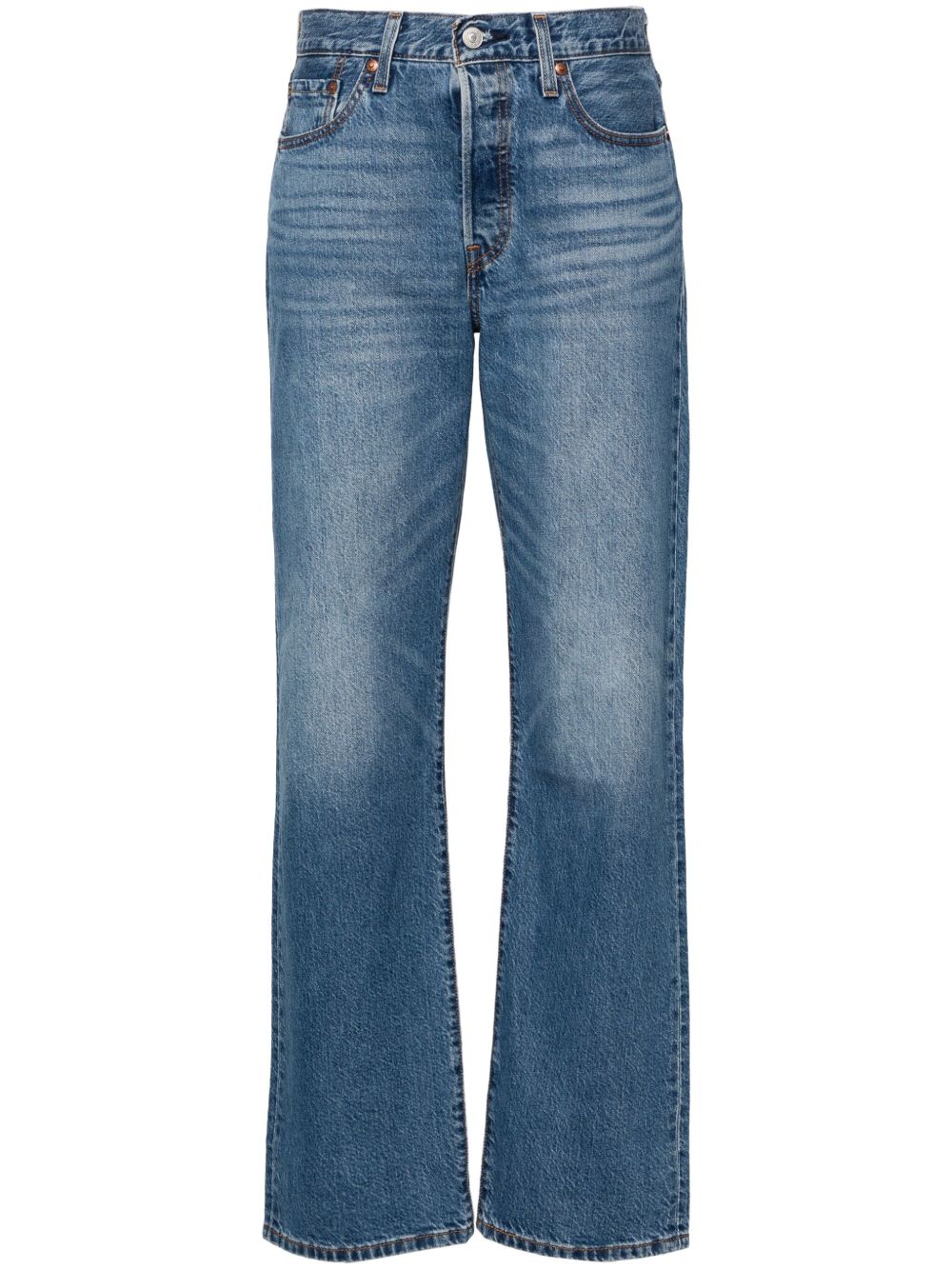 Levi's 501 90年代风格中腰直筒牛仔裤 - 蓝色
