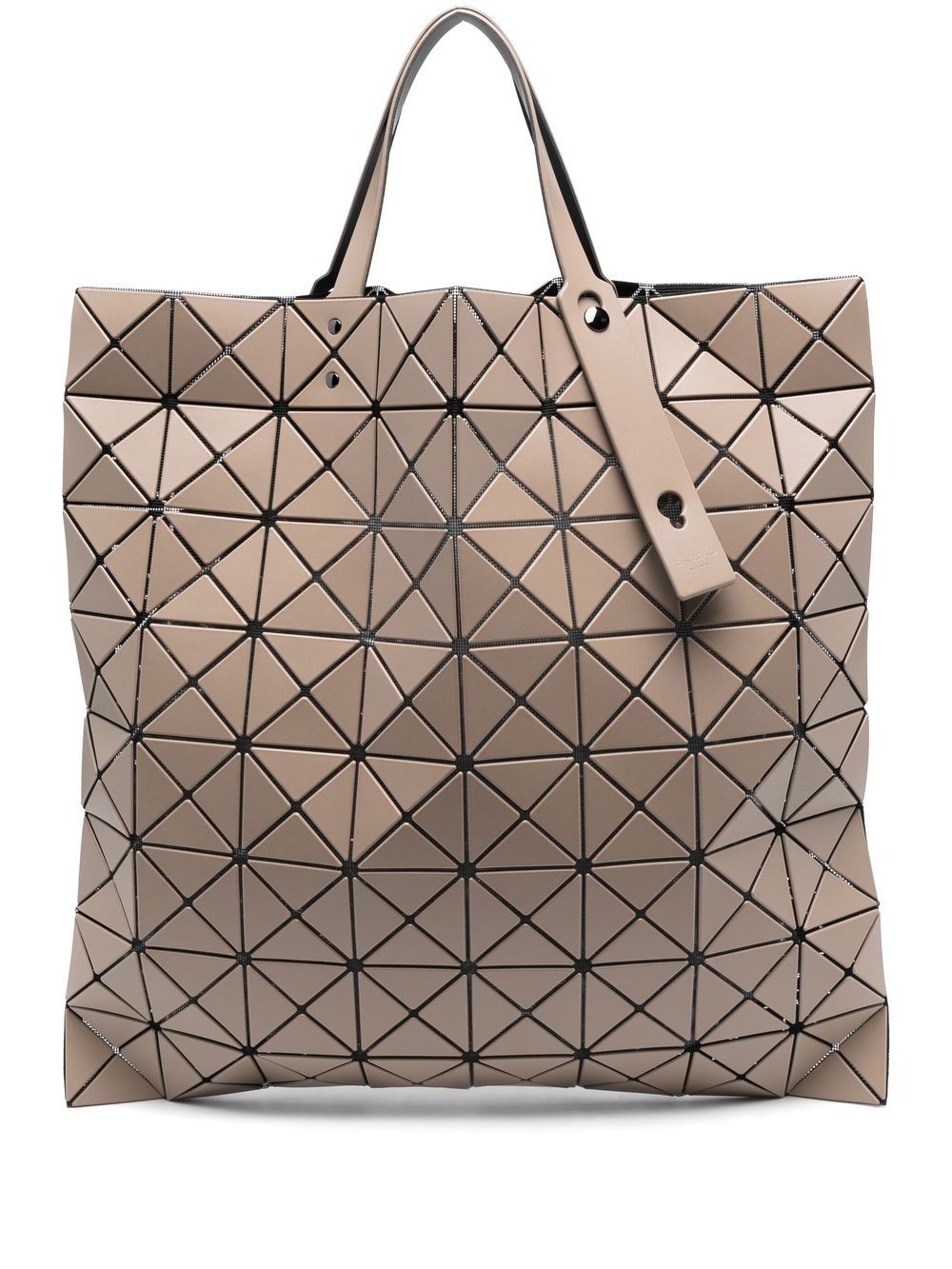 Bao Bao Issey Miyake Lucent Matte 几何手提包 - 褐色