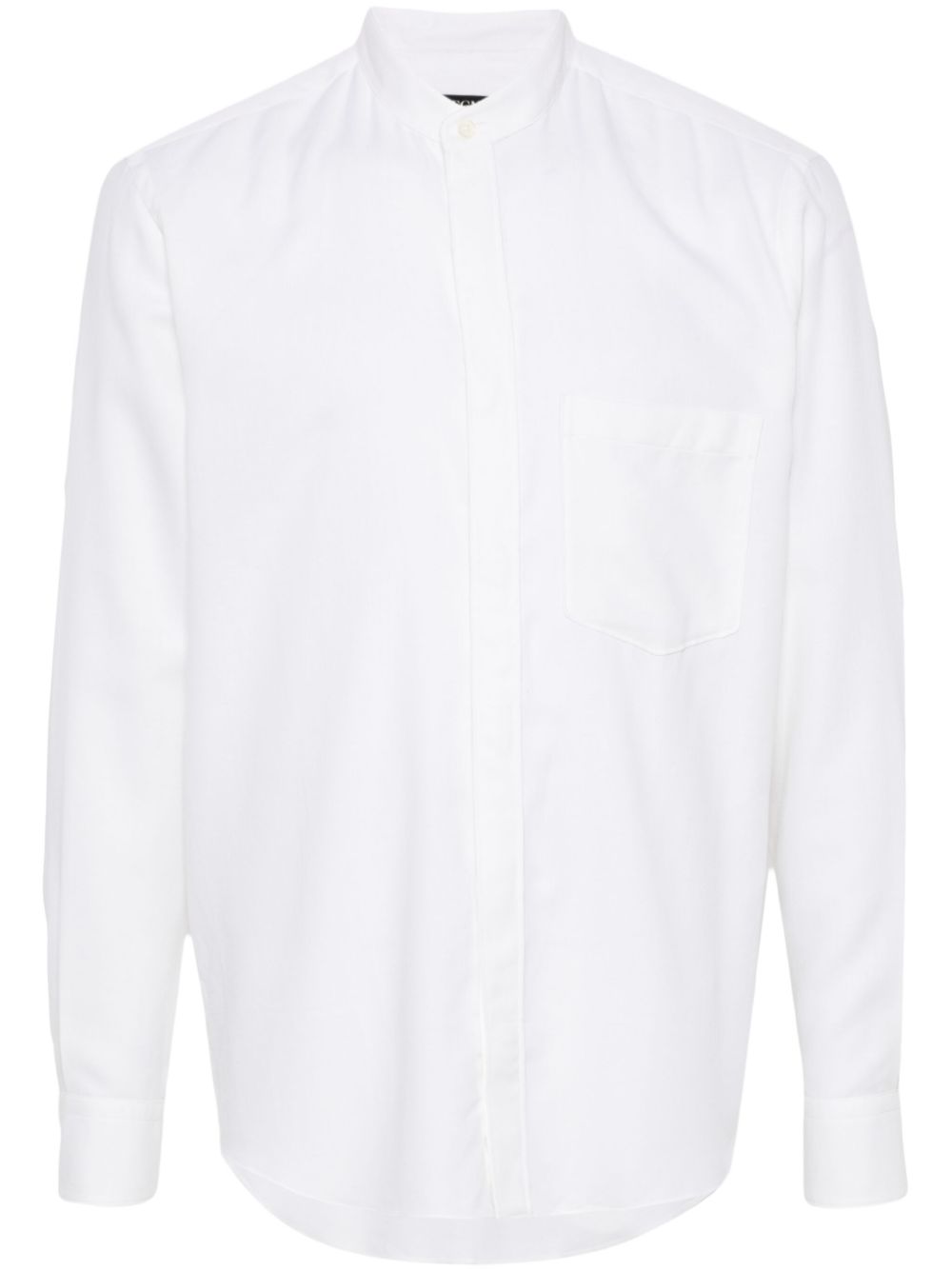 Zegna 圆领衬衫 - 白色