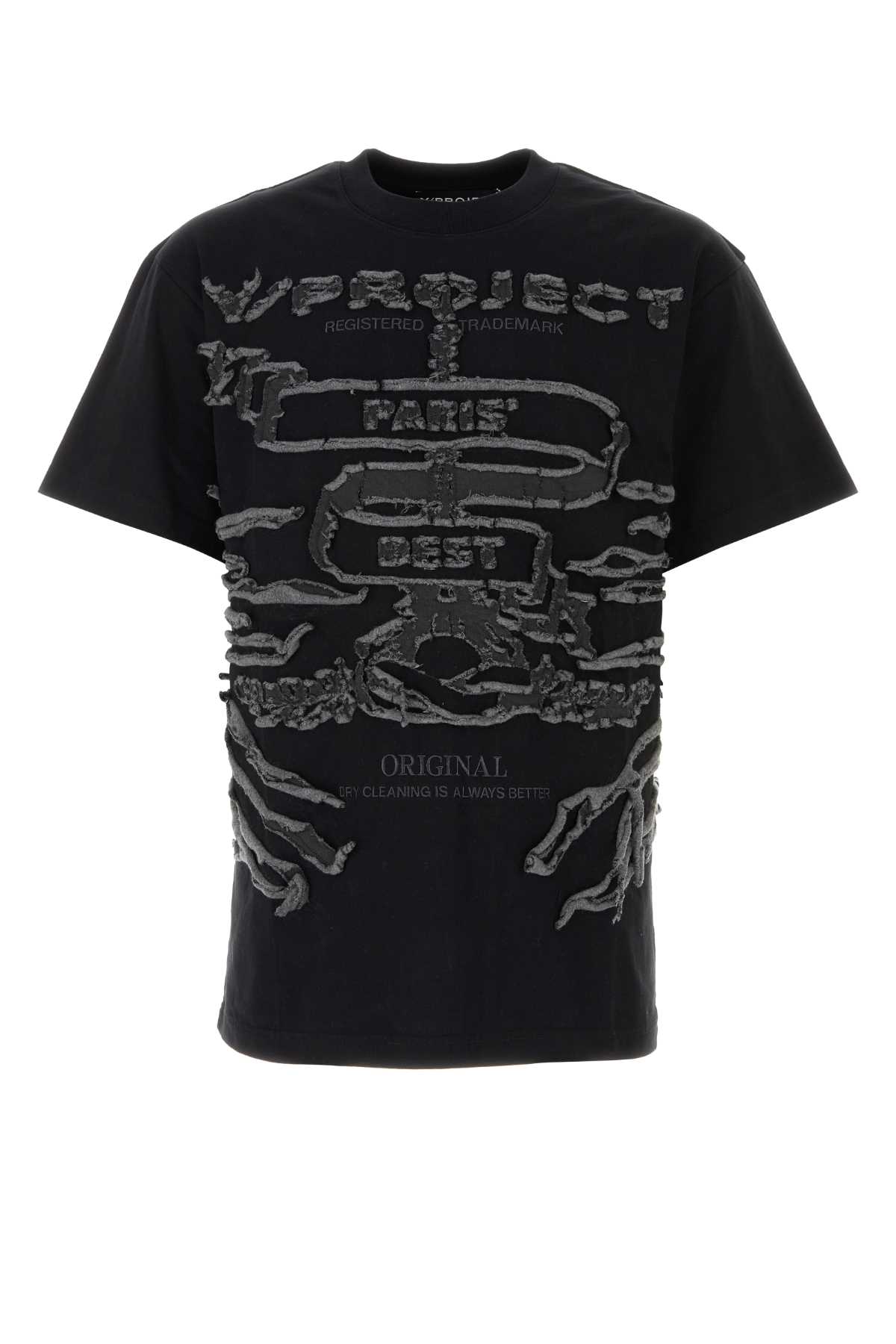Y/Project Black Cotton T-shirt