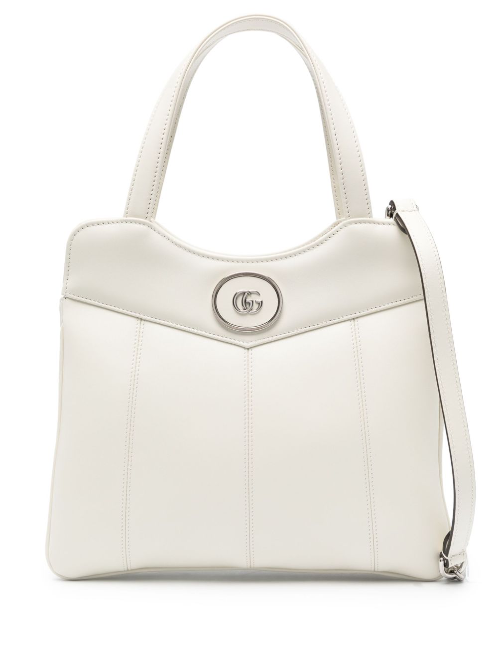Gucci Petite GG 小号手提包 - 白色