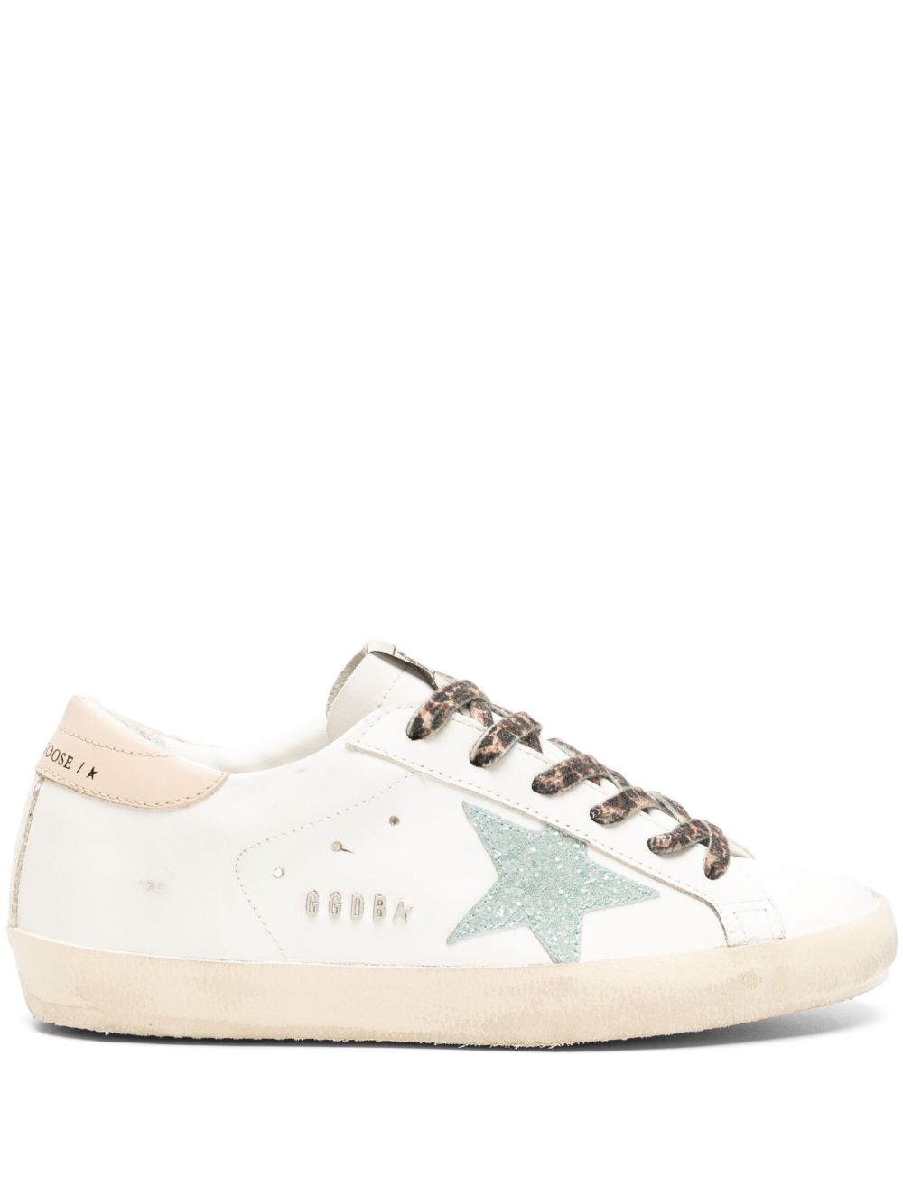 Golden Goose Super-Star 皮质运动鞋 - 白色